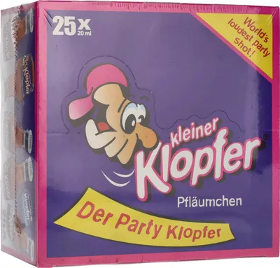 Produktbild von Kleiner Klopfer Pfläumchen, 17% Vol. 25 x 0,02 l