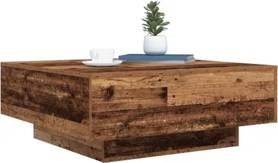 Produktbild von Altes Holz und Blau 80 x 80 x 31 cm Holzwerkstoff