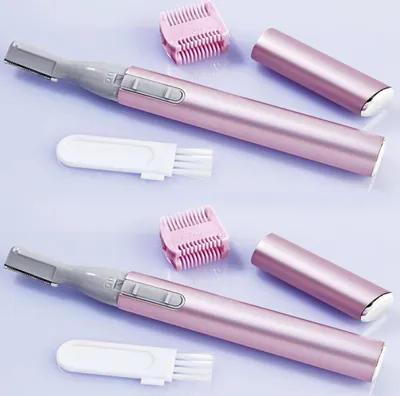 Immagine prodotto di Set da 2 pezzi: taglia sopracciglia multifunzione | modellatore per sopracciglia e rasoio per peli del viso | taglia capelli elettrico