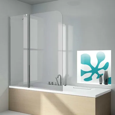 Produktbild von Duschwand für Badewannen mit Teilflügeltür RITA