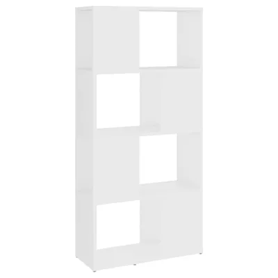 Obrázok produktu pre vidaXL Bookcase Room Divider White 60x24x124,5cm Drevený materiál