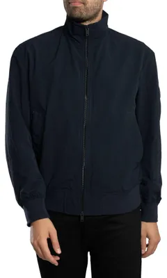Produktbild von Dunkelblaue Windjacke BOSS Orange Opens Sommerjacke mit doppeltem Reißverschluss