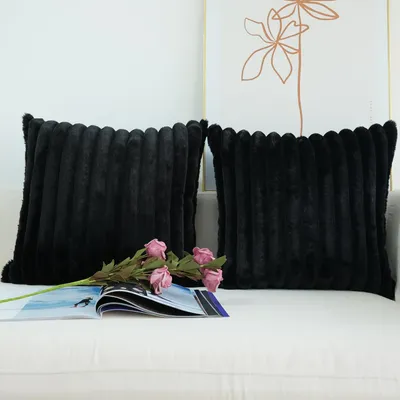 Produktbild von OKWISH Kissenbezüge 2 Stück Kissenbezug Kissenhülle Kopfkissenbezug Kissen Bezug Weich, 50x50cm Sofakissen Couchkissen Bezug Sofa Reißverschluss