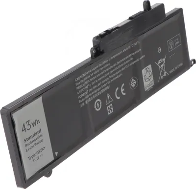 Produktbild von Akku passend für Dell Inspiron 11-3147, 11-3148 Akku 04K8YH, 0WF28, 4K8YH, GK5KY, 11,1V 3200mAh 25,2x79x7mm