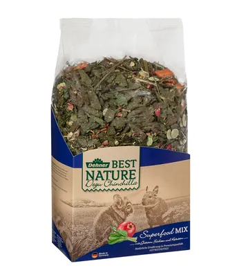 Produktbild von Dehner Best Nature Nagerfutter, Degu-/Chinchillafutter Superfood Mix, 1.5 kg