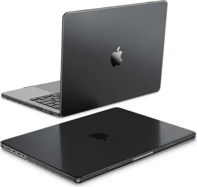 Produktbild von Fintie Hülle Kompatibel mit MacBook Pro 14 Zoll M5 M4 M3 M2 M1 Pro/Max (2026-2021) A3427 A3426 A3434 A3112 A3401 A3185 A2992 A2918 A2779 A2442, Premium Ultradünne Matt Hartschale Schutzhülle Case, Schwarz