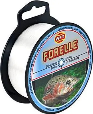 Produktbild von WFT Zielfisch Forelle 500m clear - Forellenschnur, Durchmesser/Tragkraft:0.20mm / 3.8kg Tragkraft