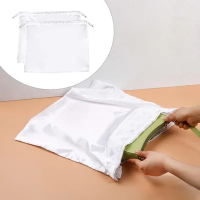 Produktbild von Schuhbeutel mit Kordelzug - Set von 2 staubdichten Aufbewahrungstaschen 40 x 50 cm