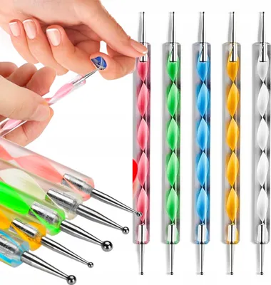 Productafbeelding van Nagellakdecoratie-applicator, 5 stuks