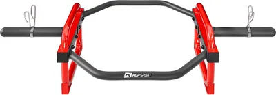 Obrázok produktu pre Hop-Sport Trap Bar 50 mm - Šesťhranná tyč na mŕtvy ťah s 2 pružinovými zámkami a vrúbkovanými rukoväťami - Šesťhranná tyč na činky s nosnosťou do 250 kg