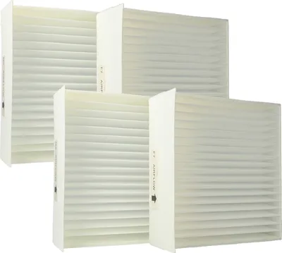 Produktbild von vhbw Filterset kompatibel mit Zehnder Climos 200 Lüftungsgerät - Luftfilter M5 / F7 (4 Stück), 17 x 17 x 4,5 cm, Weiß