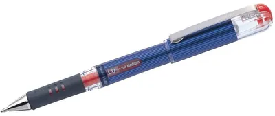 Image de Roller à encre gel Pentel HybridGel Grip DX, rouge, 0,5 mm