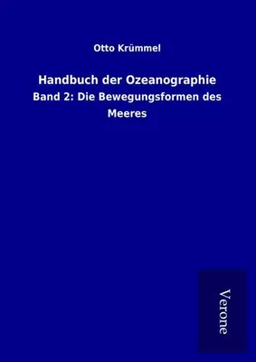Produktbild von Handbuch der Ozeanographie
