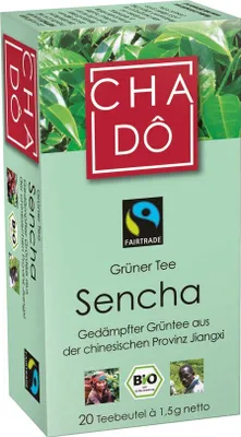 Produktbild von Grüner Tee - Sencha 20 Beutel 30g