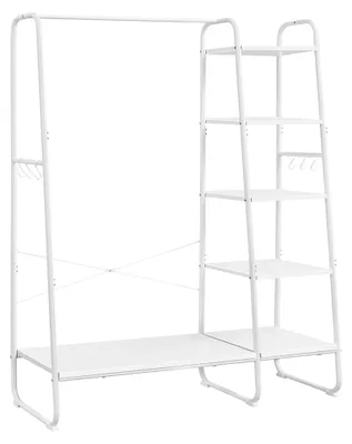 Produktbild von Kleiderständer mit 6 Haken – Kleiderstange – Garderobe – platzsparend – 45 x 120 x 160 cm