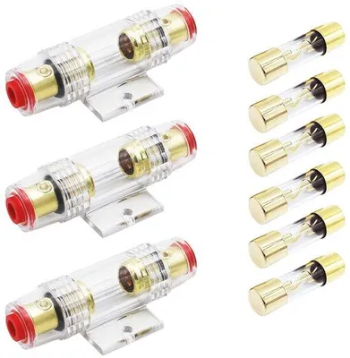 Productafbeelding van Waterdichte zekeringhouder voor auto audio met 100A AGU zekeringen - 3 stuks