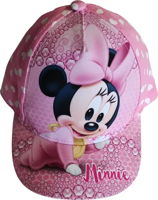 Immagine prodotto di Cappellino Disney Minnie Maus per bambini, Basecap, Cappellino Minnie Baby, Rosa, Gr. 50
