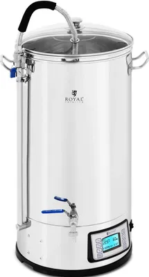 Obrázok produktu pre Varná kanvica Royal Catering - 50 l - 3 000 W - 25 - 100 °C - nerezová oceľ - LCD displej - časovač