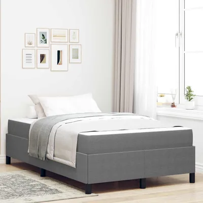 Obrázok produktu pre vidaXL Rám postele s matracom svetlosivý 120 x 200 cm látka