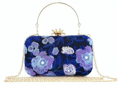 Produktbild von Elzusha – Vintage-Handtasche mit Stickerei, ideal für festliche Anlässe
