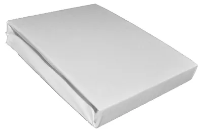 Produktbild von Nyks Jersey Spannbettlaken 80x160cm Baumwolle Weiß