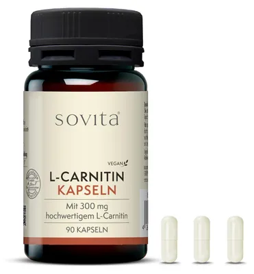 Obrázok produktu pre Sovita L-Karnitín Kapsule 90 kapsúl