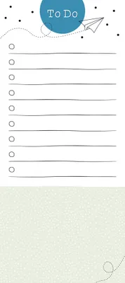Produktbild von Notizblock 8 x 18 cm to Do-Liste, 60 Blatt