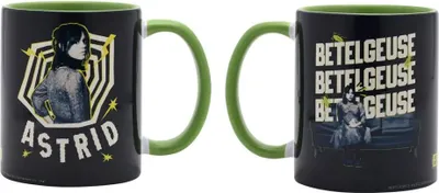 Image de Beetlejuice - Noir et vert - Astrid - Mug intérieur coloré - 10 oz