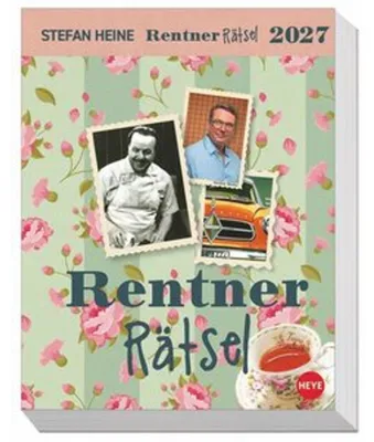 Obrázok produktu pre Stefan Heine, Kalendár s hádankami na rok 2027: Zábava s hádankami na každý deň. Stolový kalendár s klasickými hádankami, od Sudoku po švédske hádanky. Tréning mysle pre dôchodcov