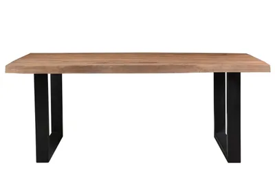 Produktbild von Tisch Sturdy 240 x 100 x 76 cm Mangoholz Stahl Natur Schwarz