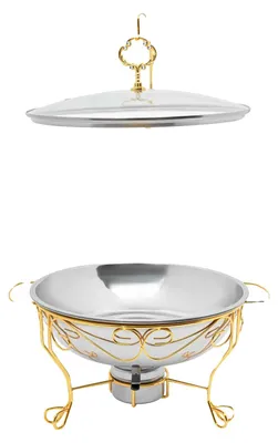 Obrázok produktu pre Chafing Dish, moderný dizajn, objem 6 l, strieborná farba