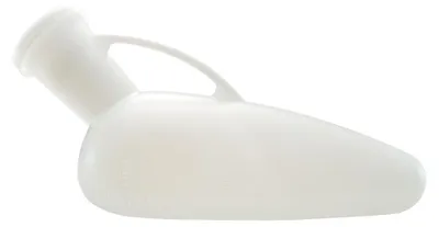 Produktbild von Sundo Urinflasche Mann mit Griff - milchig transparent - 1000 ml