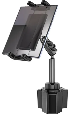 Immagine prodotto di Supporto pieghevole per cellulare da auto, con portabicchieri e braccio regolabile a 360°