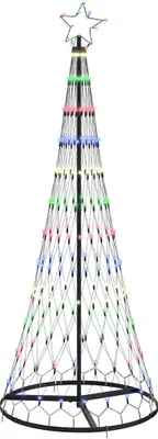 Immagine prodotto di Albero di Natale a LED multicolore, 180 cm, struttura in metallo