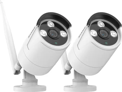 Immagine prodotto di Telecamera di sicurezza, risoluzione 5MP, visione notturna fino a 30m, 2 telecamere