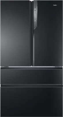 Produktbild von Haier HB26FSNAAA Design French-Door Black Iconic mit 685 Liter Nutzinhalt bei Normtiefe