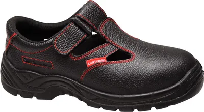 Produktbild von Schwarze Ledersandalen Ohne Zehenkappe, O1 Src, "43", Ce, Lahti