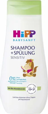 Produktbild von HiPP Babysanft Shampoo & Spülung sensitiv - 200ml
