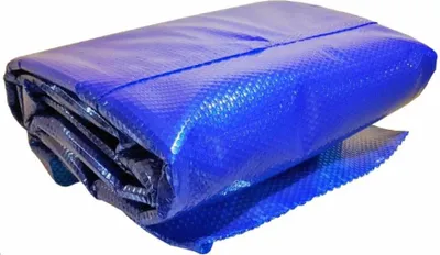 Produktbild von Solarfolie / Solarplane blau 400 my PREMIUM Zuschnitt rund