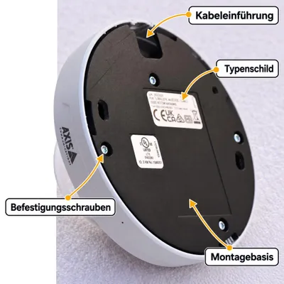 Produktbild von Axis M3065-V, IP-Sicherheitskamera, Drinnen, Kabelgebunden, Zimmerdecke, Weiß, Dome