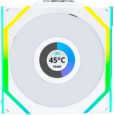Obrázok produktu pre Lian Li UNI FAN SL Wireless LCD 120, Ventiltor, 12 cm, Biela