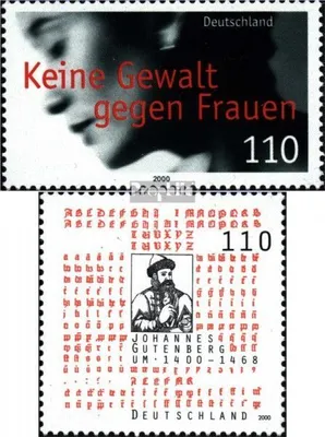 Produktbild von Briefmarken BRD (BR.Deutschland) 2000 Mi 2093,2098 (kompl.Ausg.) gestempelt Frauenrechte