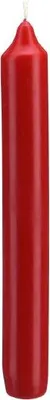 Produktbild von Wiedemann Kerzen Leuchterkerzen Rot 185 x Ø 21 mm, 10 Stück, rußarm, tropffrei, hochwertiger Docht