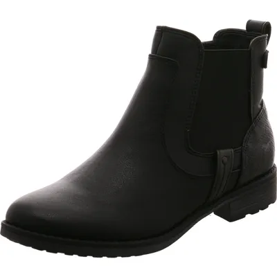 Produktbild von Mustang Damen Stiefelette Chelsea Boot Stretch Gummizug 1265-522, Größe:37 EU, Farbe:Schwarz