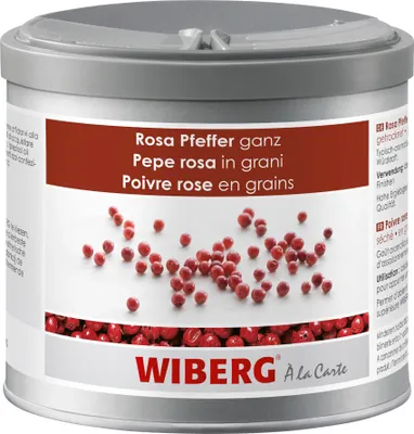 Immagine prodotto di Wiberg Pepe rosa intero essiccato gusto delicato confezione da 160 g