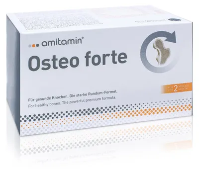 Produktbild von amitamin© Osteo Forte | 120 Kapseln | 7 Nährstoffe |
