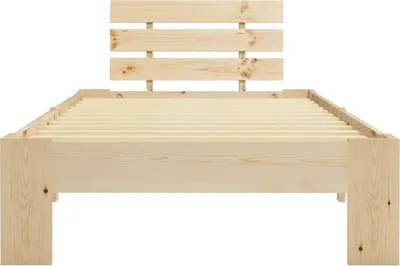 Produktbild von Hochwertigen Möbel Klassische Betten - Braun Massivholzbett Kiefer 90x200cm NEU3863574