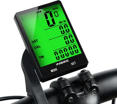 Produktbild von INBIKE 2,8-Zoll-Fahrrad-Funkcomputer Multifunktions-Regenschutz-Fahrradkilometer Kilometerzaehler Stoppuhr Hintergrundbeleuchtung