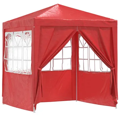 Zdjęcie produktu dla Namiot Imprezowy Czerwony 200 x 200 x 240 cm PE i stal