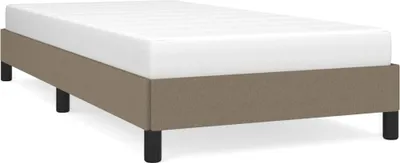 Produktbild von vidaXL Bettgestell ohne Matratze Taupe 80x200 cm Stoff